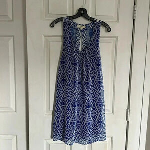 Umgee Blue and white dress size small